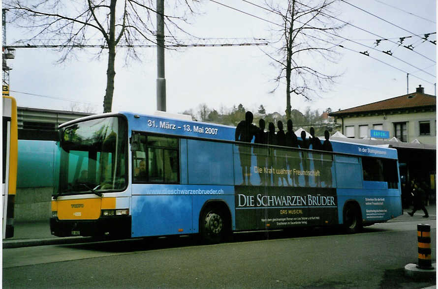 (093'316) - VBSH Schaffhausen - Nr. 22/SH 38'022 - Volvo/Hess am 22. M�rz 2007 beim Bahnhof Schaffhausen