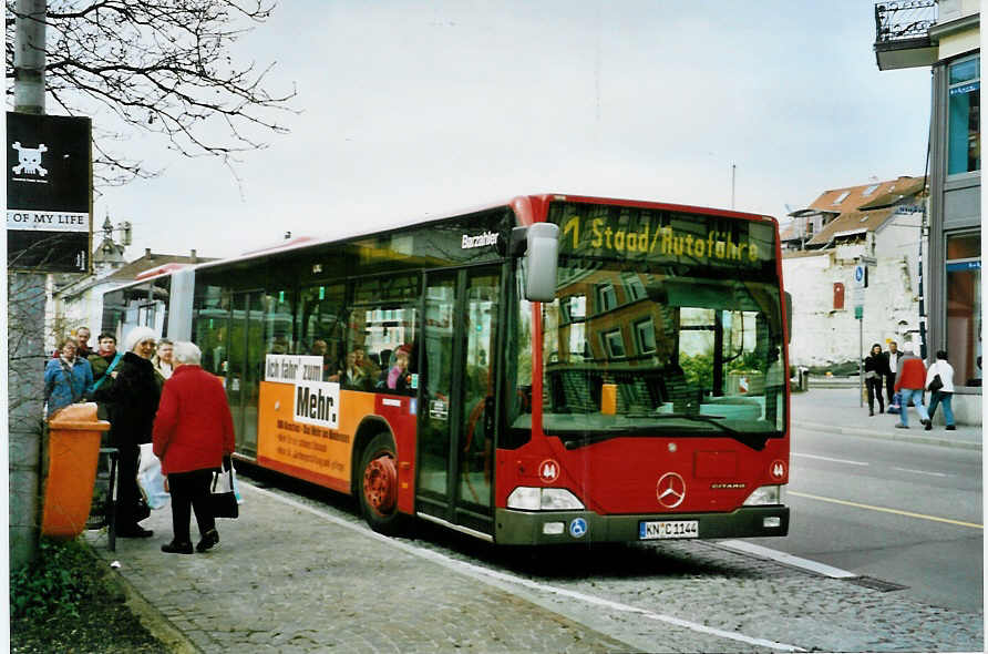 (093'508) - SWK Konstanz - Nr. 44/KN-C 1144 - Mercedes am 31. M�rz 2007 in Konstanz, Bodanplatz