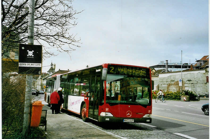 (093'510) - SWK Konstanz - Nr. 37/KN-C 1137 - Mercedes am 31. M�rz 2007 in Konstanz, Bodanplatz