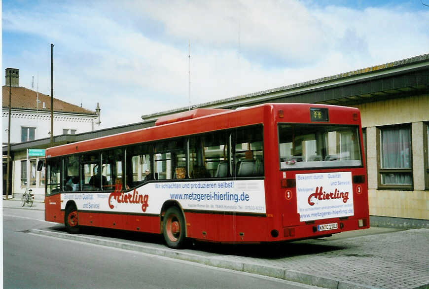 (093'517) - SWK Konstanz - Nr. 3/KN-C 1103 - Mercedes am 31. M�rz 2007 beim Bahnhof Konstanz