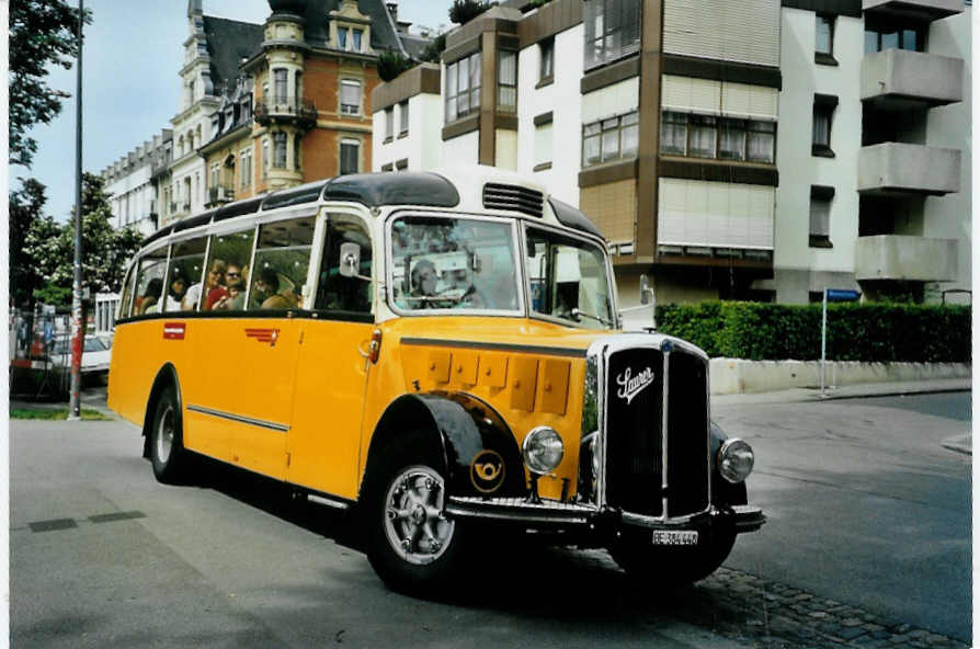 (094'514) - Museum f�r Kommunikation, Bern - BE 384'448 - Saurer/Eggli (ex P 25'135) am 13. Mai 2007 in Bern, Museum f�r Kommunikation