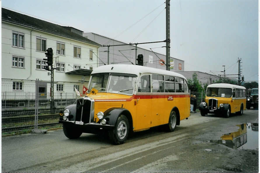(095'114) - Suter, Savi�se - VS 6045 - Saurer/Lauber (ex Humbert-Droz, Ligni�res; ex P 21'016; ex Pache+Helfer, Colombier) am 2. Juni 2007 in Thayngen, Saurertreffen