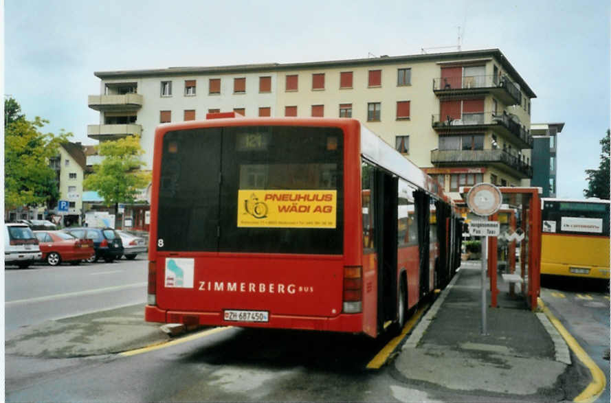 (095'229) - AHW Horgen - Nr. 8/ZH 687'450 - Volvo/Hess am 2. Juni 2007 beim Bahnhof W�denswil