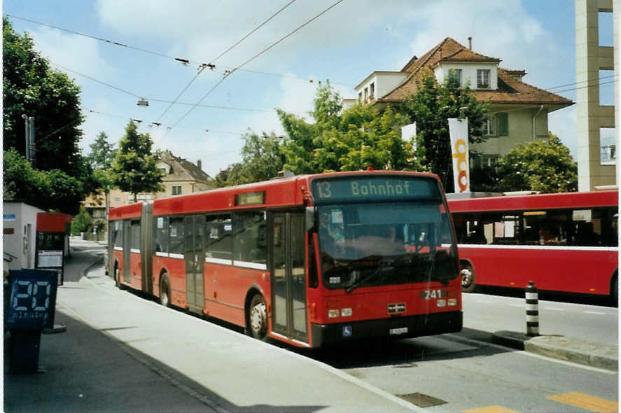 (095'335) - Bernmobil, Bern - Nr. 241/BE 518'241 - Van Hool am 8. Juni 2007 in B�mpliz, Post