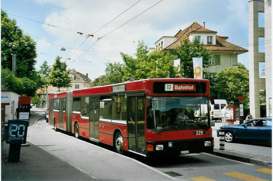 (095'401) - Bernmobil, Bern - Nr. 229/BE 513'229 - MAN am 8. Juni 2007 in B�mpliz, Post