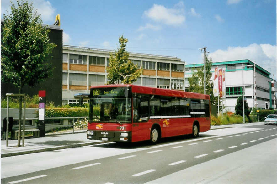 (095'413) - Peyer, Niederwangen - Nr. 73/BE 122'007 - MAN/G�ppel am 8. Juni 2007 in K�niz, Br�hlplatz