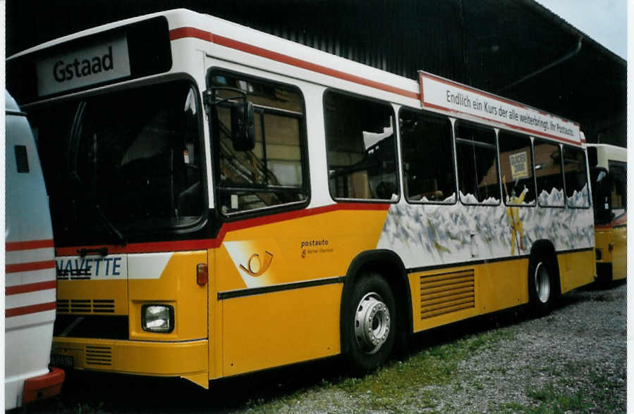 (095'521) - K�bli, Gstaad - BE 330'862 - Volvo/Lauber (ex SBC Chur Nr. 17; ex Roth, Chur Nr. 10) am 23. Juni 2007 in Gstaad, Garage (Teilaufnahme)