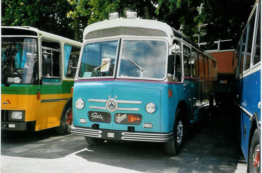 (095'614) - Pittet, Aigle - Saurer/Saurer (ex M+79'518; ex P 24'137; ex P 21'737) am 23. Juni 2007 in Aigle, Saurertreffen