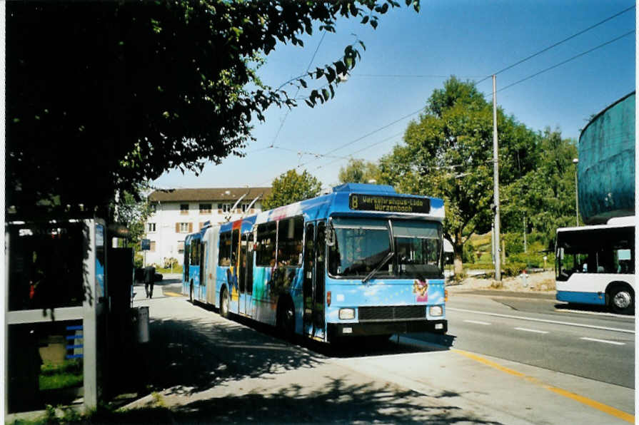 (096'126) - VBL Luzern - Nr. 199 - NAW/Hess Gelenktrolleybus am 15. Juli 2007 in Luzern, Br�elstrasse