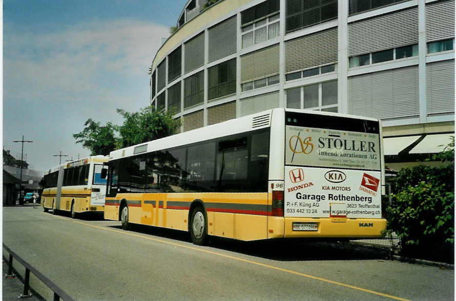 (096'336) - STI Thun - Nr. 96/BE 577'096 - MAN am 18. Juli 2007 bei der Schiffl�ndte Thun
