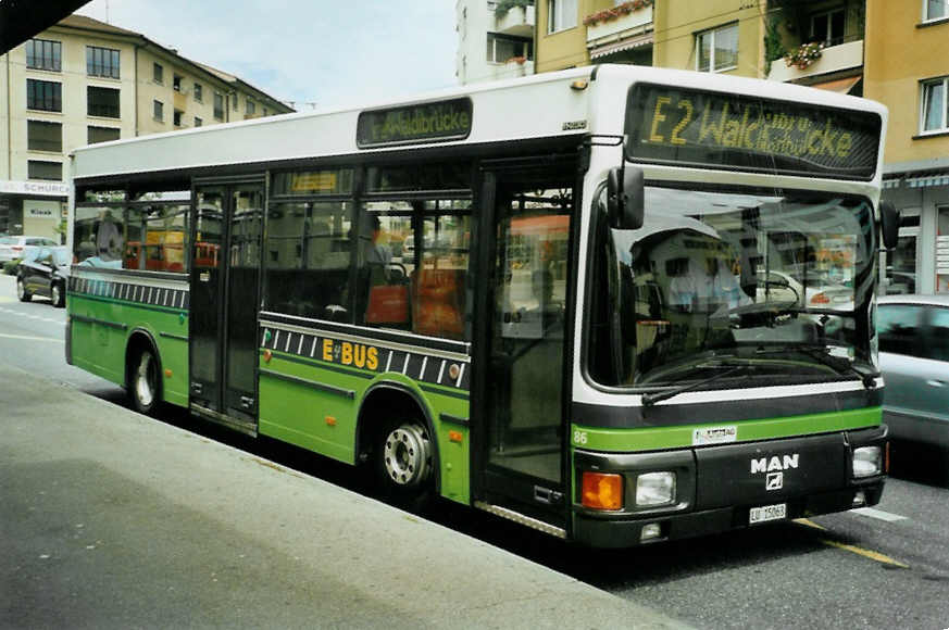 (096'735) - AAGR Rothenburg - Nr. 86/LU 15'063 - MAN/Ayats am 23. Juli 2007 in Emmenbr�cke, Sprengi