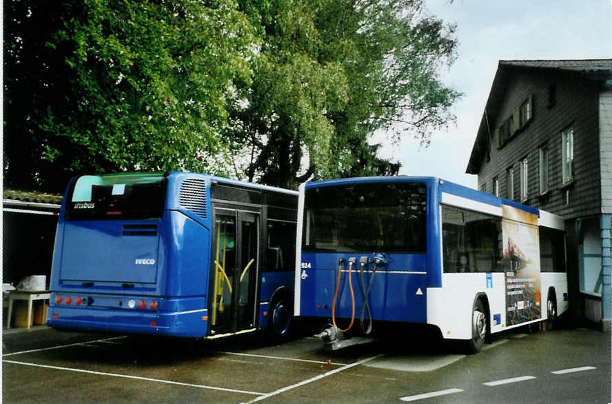 (096'912) - TL Lausanne - Nr. 924 - Lanz+Marti/Hess Personenanh�nger am 24. Juli 2007 in Bellach, Hess