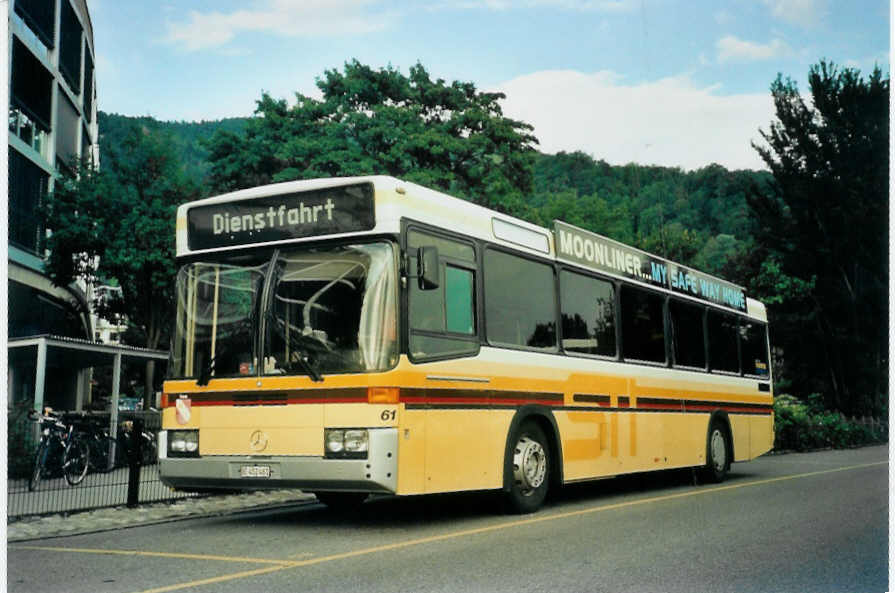 (097'213) - STI Thun - Nr. 61/BE 452'461 - Mercedes/R&J am 13. August 2007 bei der Schiffl�ndte Thun