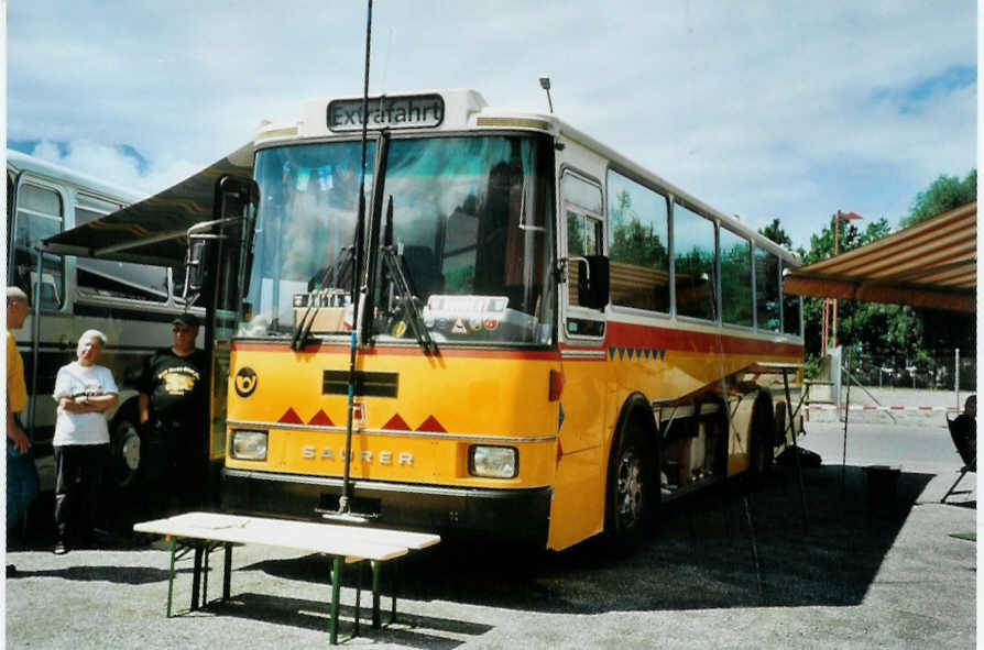 (097'313) - Aus der Schweiz: Toldo, Z�rich - ZH 124'701 - Saurer/R&J (ex Peter, Pfaffnau) am 18. August 2007 in Schaan, Wohnbustreffen