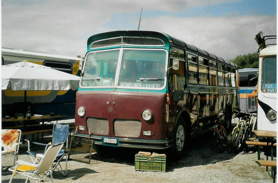 (097'409) - Aus der Schweiz: Feuz, M�rwil - TG 158'311 - FBW am 18. August 2007 in Schaan, Wohnbustreffen