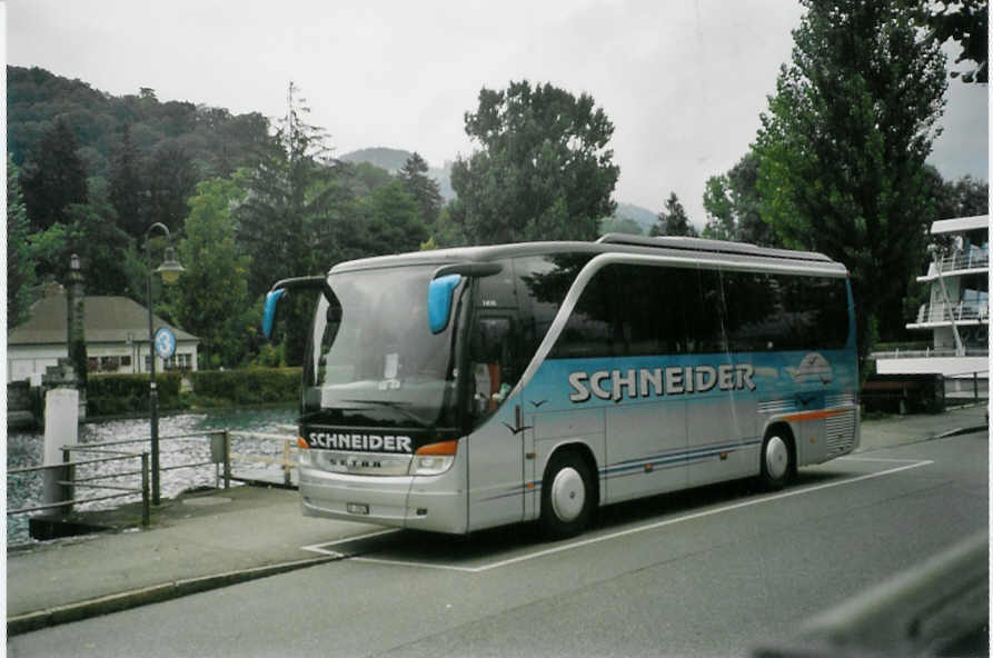 (098'216) - Schneider, Langendorf - SO 21'942 - Setra am 30. August 2007 bei der Schiffl�ndte Thun