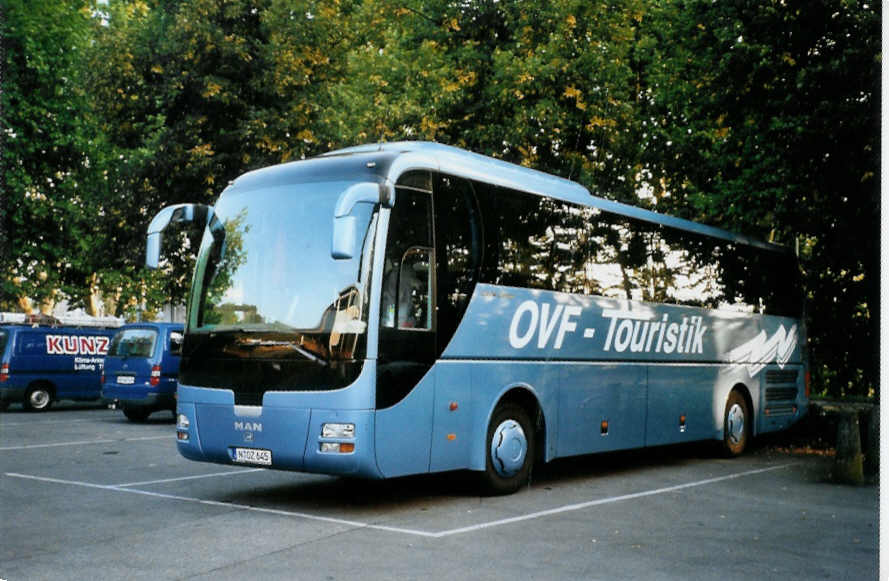 (098'521) - Aus Deutschland: OVF N�rnberg - N-OZ 645 - MAN am 13. September 2007 in Thun, Grabengut