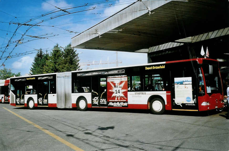 (098'615) - SW Winterthur - Nr. 322/ZH 687'322 - Mercedes am 15. September 2007 in Winterthur, Depot Gr�zefeld