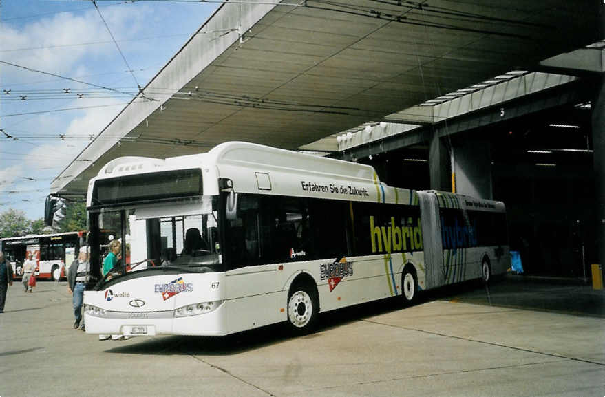 (098'705) - Knecht, Windisch - Nr. 67/AG 7999 - Solaris am 15. September 2007 in Winterthur, Depot Gr�zefeld