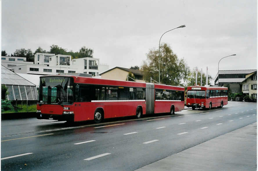 (099'415) - Bernmobil, Bern - Nr. 264/BE 572'264 - Volvo/Hess am 30. September 2007 in K�niz, Weiermatt