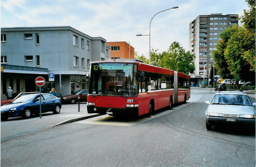 (099'516) - Bernmobil, Bern - Nr. 257/BE 572'257 - Volvo/Hess am 30. September 2007 in Ostermundigen, Wegm�hleg�ssli