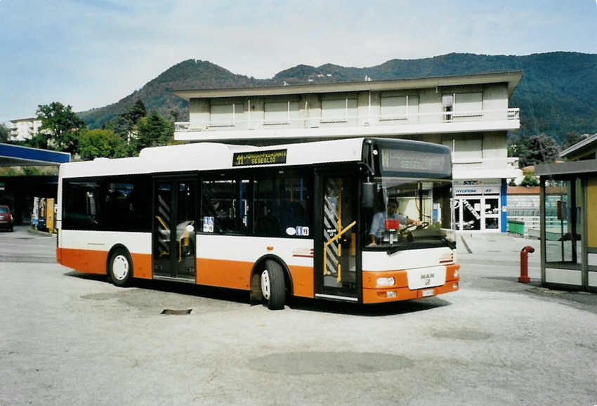 (100'000) - AMSA Chiasso - Nr. 8/TI 156'708 - MAN/G�ppel am 4. Oktober 2007 in Chiasso, Rimessa