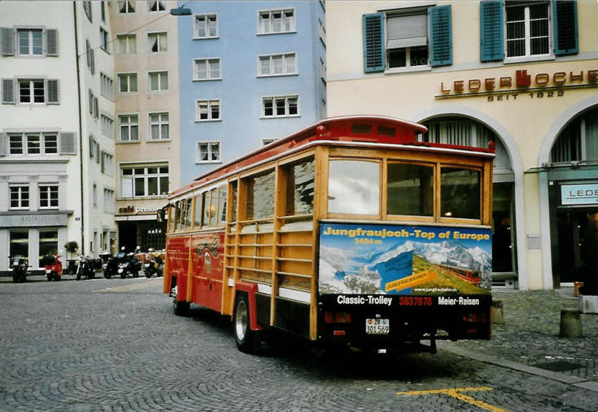 (100'420) - Meier, Z�rich - ZH 301'569 - Classic Trolley am 22. Oktober 2007 in Z�rich, Fraum�nster