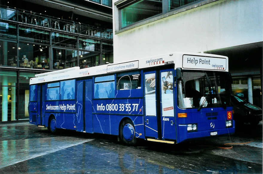 (101'603) - Swisscom, Worblaufen - SO 154'903 - Mercedes (ex VZO Gr�ningen Nr. 26) am 3. Dezember 2007 in Thun, Aarefeldplatz 