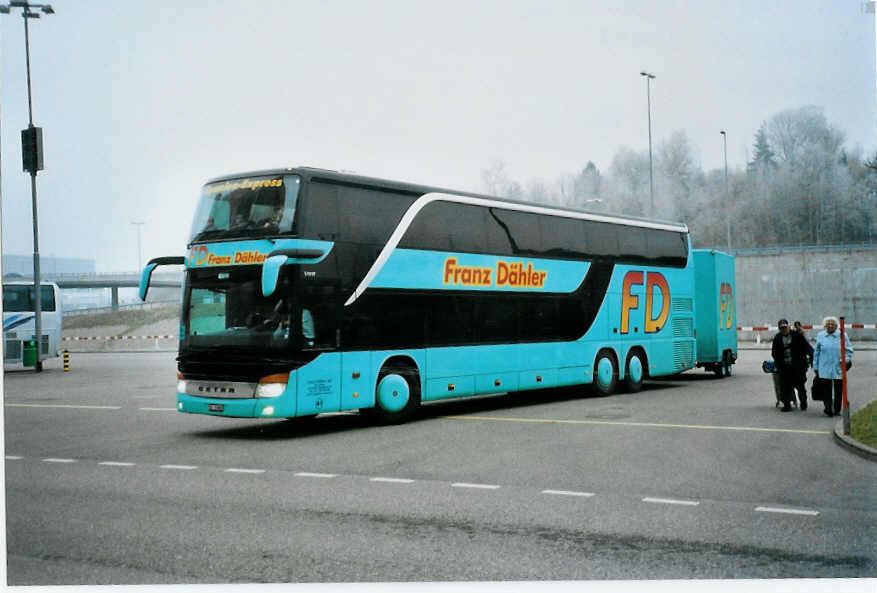 (102'308) - D�hler, Niederuzwil - Nr. 41/SG 31'988 - Setra am 23. Dezember 2007 in Z�rich, Flughafen 
