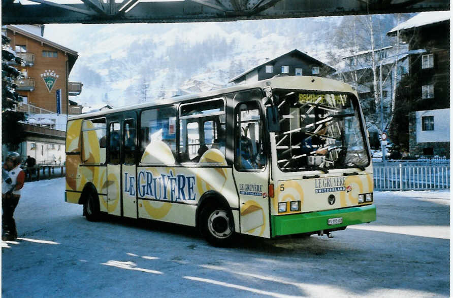 (102'715) - OBZ Zermatt - Nr. 5/VS 192'608 - Vetter am 30. Dezember 2007 in Zermatt, Getwing Br�cke