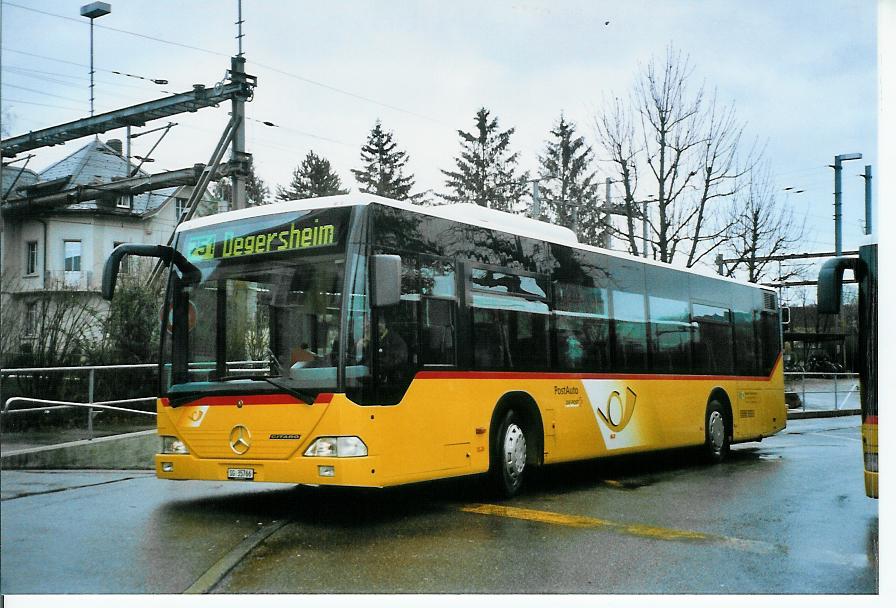 (103'417) - Postautobertriebe Unteres Toggenburg, L�tisburg - SG 35'766 - Mercedes am 7. Januar 2008 beim Bahnhof Flawil