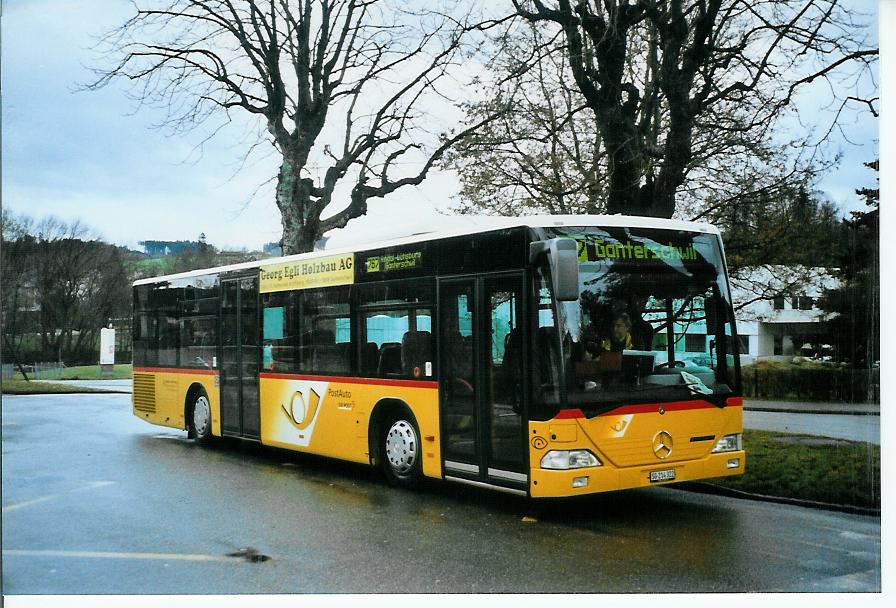 (103'419) - Postautobetriebe Unteres Toggenburg, L�tisburg - SG 214'322 - Mercedes am 7. Januar 2008 beim Bahnhof Flawil