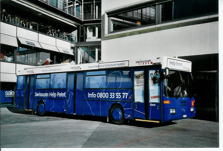 (103'504) - Swisscom, Worblaufen - SO 154'903 - Mercedes (ex VZO Gr�ningen Nr. 26) am 8. Januar 2008 in Thun, Aarefeldplatz