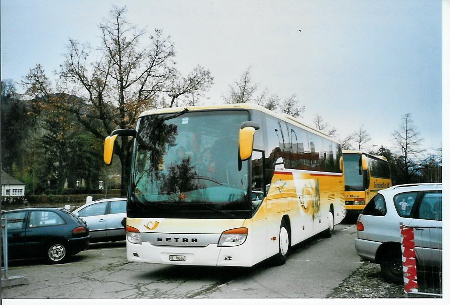 (103'505) - Oberland Tours, Grindelwald - Nr. 45/BE 70'064 - Setra (ex Vorf�hrfahrzeug) am 9. Januar 2008 in Thun, Rosenau