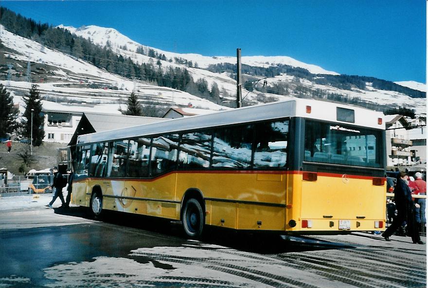 (104'408) - PostAuto Graub�nden - GR 102'344 - Mercedes (ex PostAuto Berner Oberland; ex P 25'572) am 19. Februar 2008 beim Bahnhof Scuol-Tarasp
