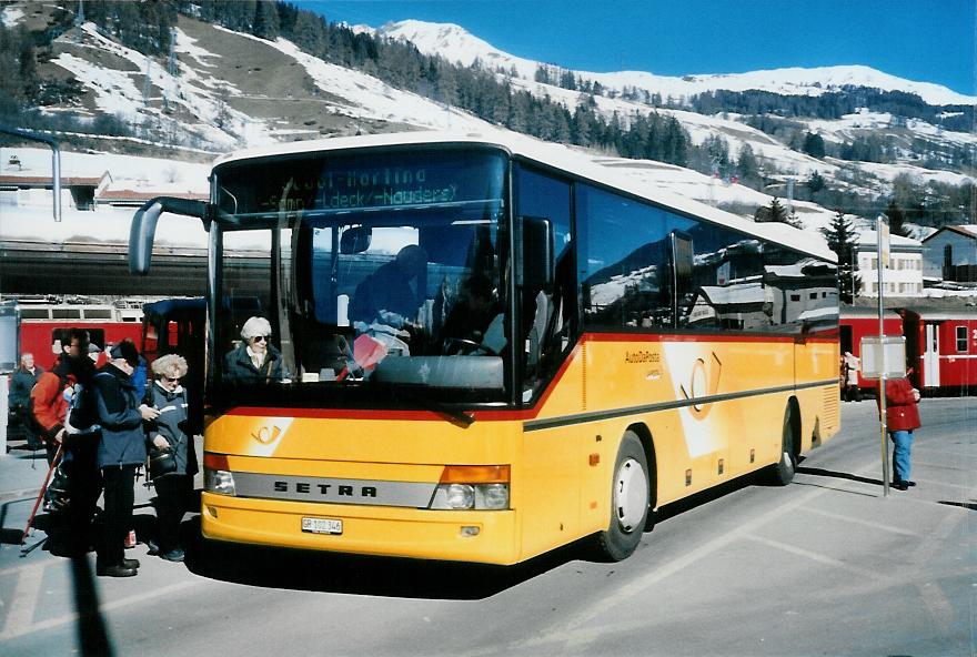 (104'409) - PostAuto Graub�nden - GR 102'346 - Setra am 19. Februar 2008 beim Bahnhof Scuol-Tarasp