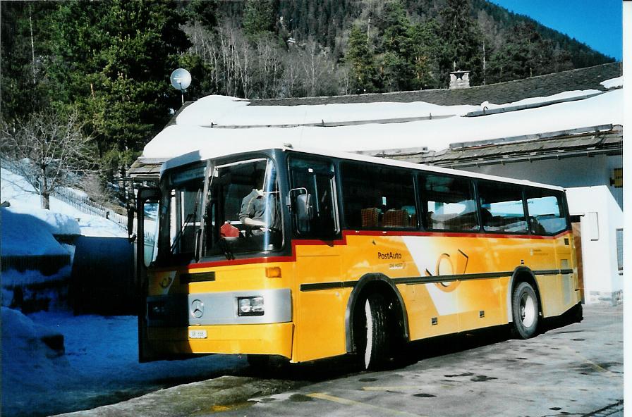 (104'420) - Zegg, Samnaun - GR 838 - Mercedes/FHS (ex PostAuto Graub�nden; ex P 23'324) am 19. Februar 2008 in Martina, Post