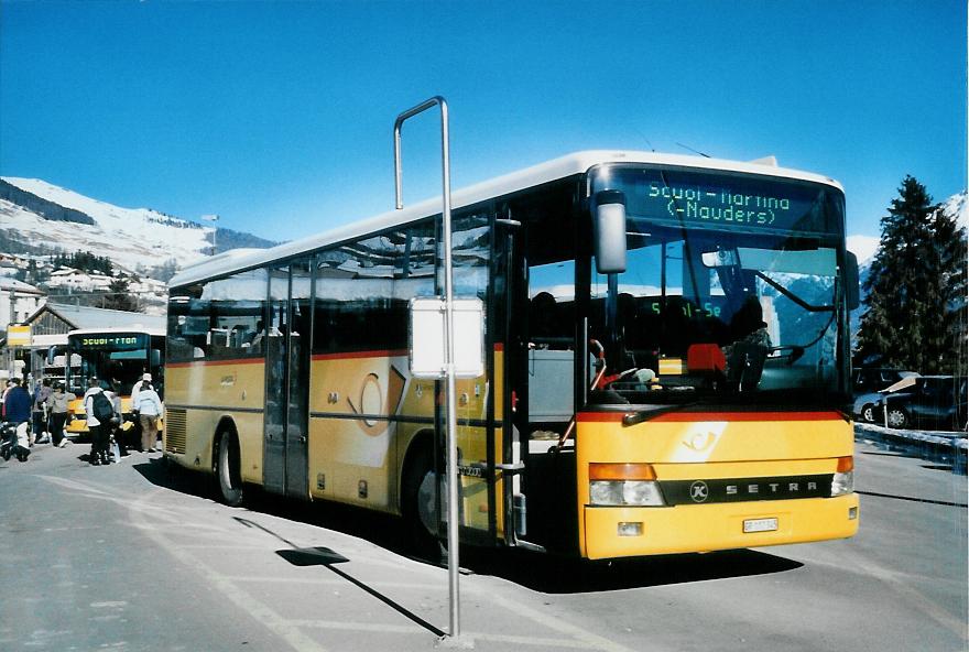 (104'424) - PostAuto Graub�nden - GR 102'345 - Setra (ex P 26'026) am 19. Februar 2008 beim Bahnhof Scuol-Tarasp
