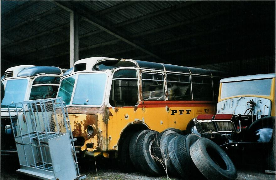 (104'834) - Jauch, G�schenen - Saurer/T�scher (ex P 24'115) am 1. M�rz 2008 in N�fels (Teilaufnahme)