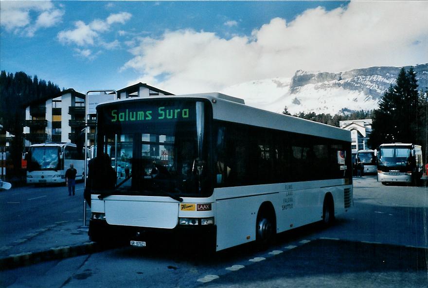 (105'016) - Stuppan, Flims - GR 87'021 - Volvo/Hess am 9. M�rz 2008 in Laax, Murschetg