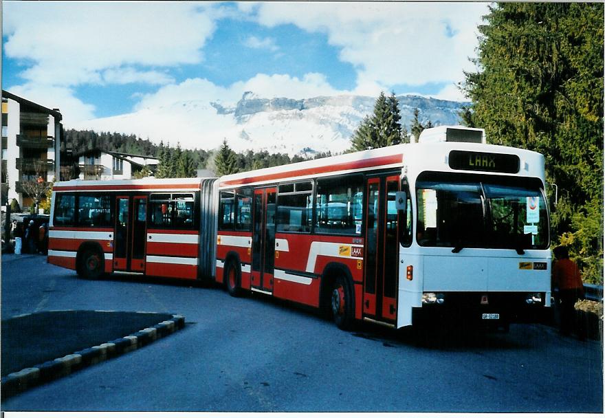 (105'017) - Stuppan, Flims - GR 52'188 - Volvo/R&J (ex VB Biel Nr. 140) am 9. M�rz 2008 in Laax, Murschetg