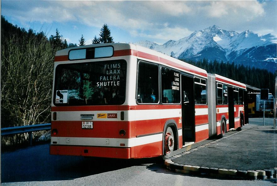 (105'023) - Stuppan, Flims - GR 52'188 - Volvo/R&J (ex VB Biel Nr. 140) am 9. M�rz 2008 in Laax, Murschetg