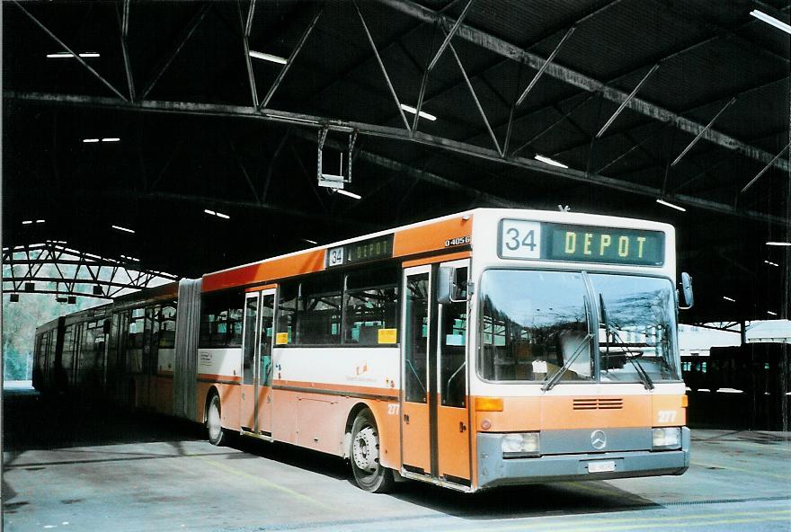 (105'203) - TPG Gen�ve - Nr. 277/GE 96'192 - Mercedes am 15. M�rz 2008 in Gen�ve, D�p�t