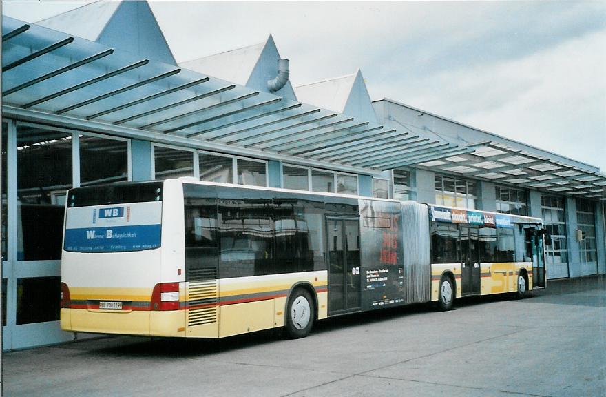 (105'308) - STI Thun - Nr. 119/BE 700'119 - MAN am 16. M�rz 2008 in Thun, Garage