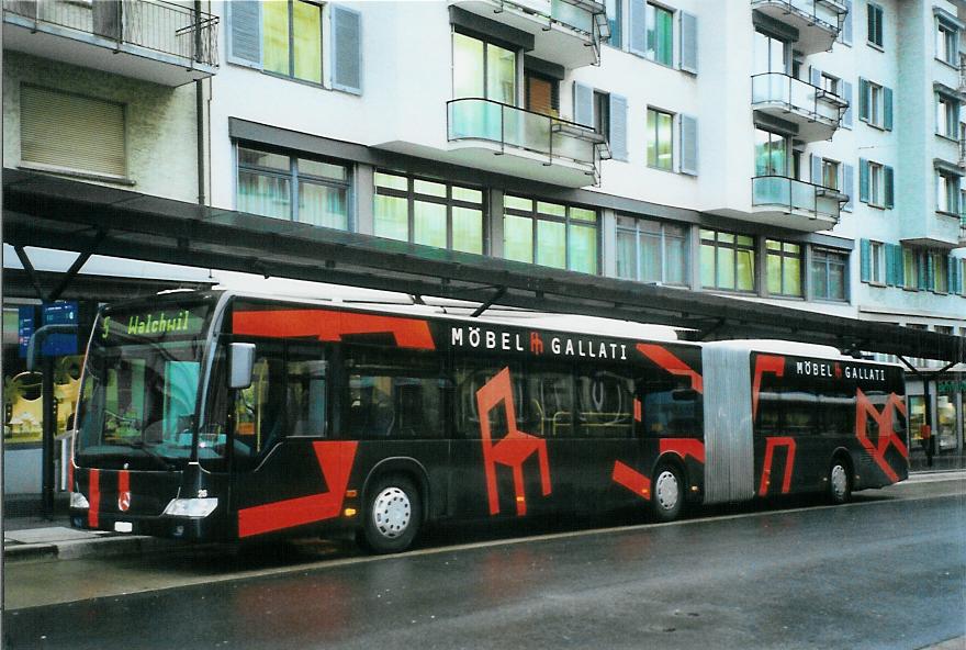(105'318) - ZVB Zug - Nr. 26/ZG 3376 - Mercedes am 17. M�rz 2008 beim Bahnhof Zug