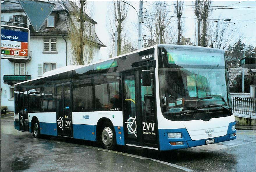 (105'423) - Andres, Effretikon - Nr. 1/ZH 275'151 - MAN (ex Gut, Binz Nr. 1) am 17. M�rz 2008 in Z�rich, Klusplatz