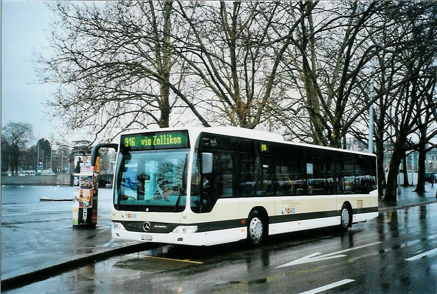 (105'501) - AZZK Zollikon - Nr. 53/ZH 738'053 - Mercedes am 17. M�rz 2008 in Z�rich, Bellevue