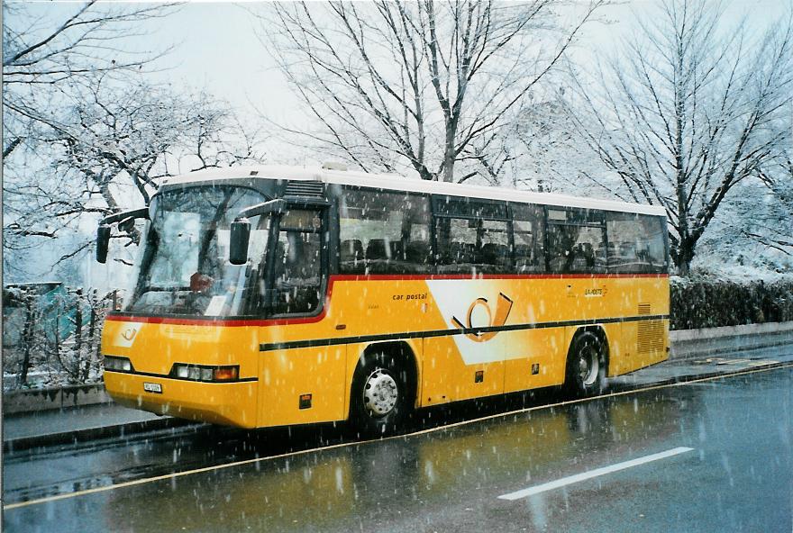 (105'515) - TMR Martigny - VS 1109 - Neoplan (ex Perrodin-M�tral, Le Ch�ble) am 21. M�rz 2008 beim Bahnhof Martigny