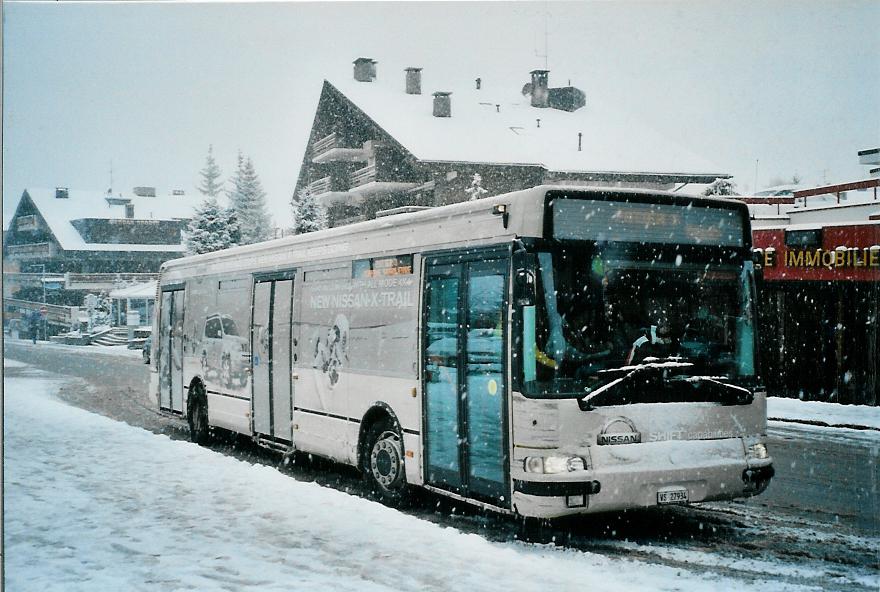 (105'532) - TMR Martigny - Nr. 108/VS 27'934 - Irisbus am 21. M�rz 2008 in Verbier, Parc Central