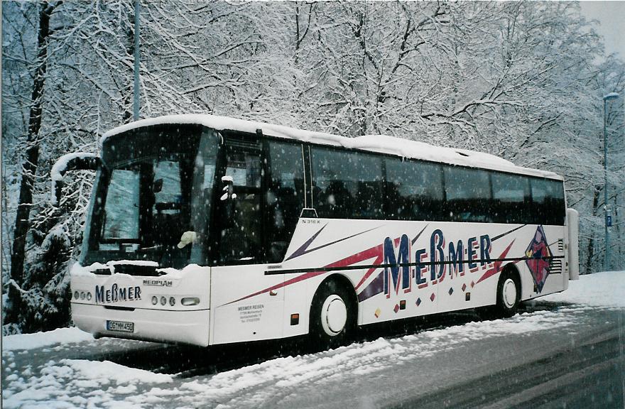 (105'602) - Aus Deutschland: Messmer, M�hlenbach - OG-MM 450 - Neoplan am 21. M�rz 2008 beim Bahnhof Le Ch�ble